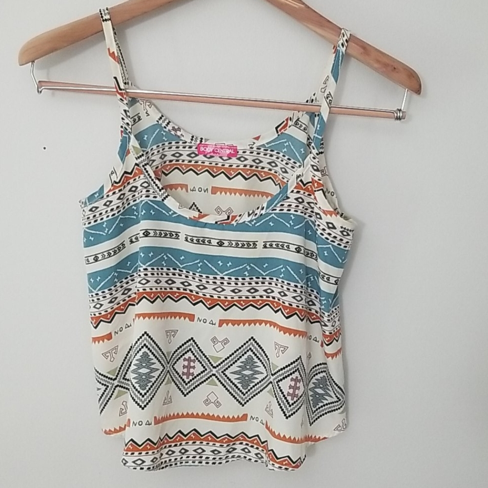 Boho tribal print tank top